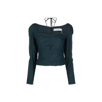 Self portrait Crepe Cut out Top