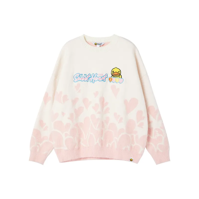 B.Duck Sweaters Women's Pink-0