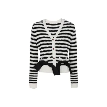 XG Sweaters Women's Black White