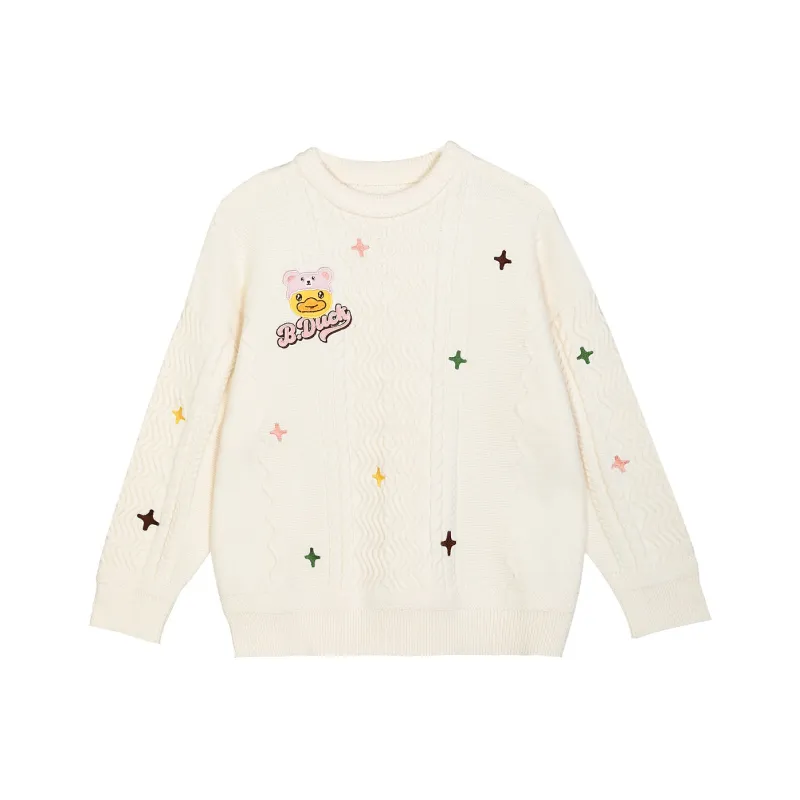 B.Duck Sweaters Women's Ecru-0
