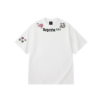 DIDTEK Drop Shoulder Sleeve Short Sleeved T Shirts Unisex