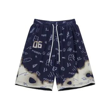 FireMonkey Basketball Shorts Unisex Blue