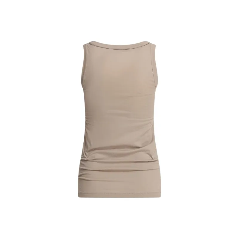 Brunello Cucinelli SS25 Tank Top Women's Light Umber-1