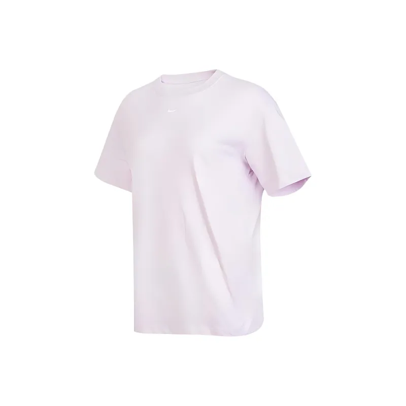 Nike Sportswear Essentials Series Drop Shoulder Sleeve T Shirt Women's Purple-0