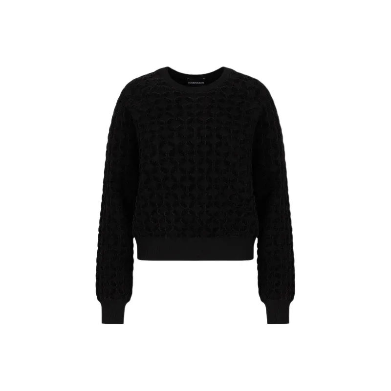 EMPORIO ARMANI FW22 Sweater Women's Black-0