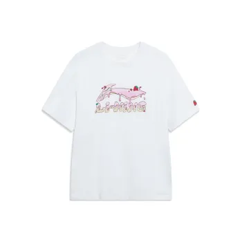 LiNing Sports Fashion Collection T Shirt Women's Standard White