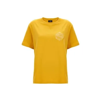 ETRO Pegaso Embroidered Crewneck T Shirt