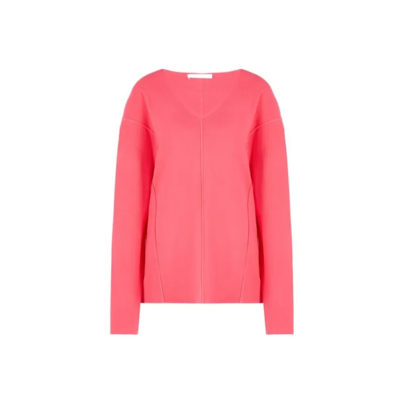 Helmut Lang V Neck Long Sleeved Jumper-0