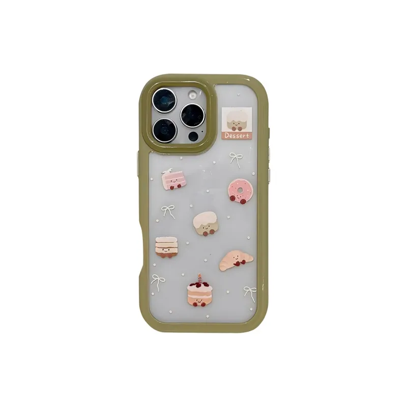 Wei Xin Acrylic Material Rotating Cake Stand Phone Cases Compatible With IPhone 16/15 Pro Max/Apple 13/14 Pro/Max-5