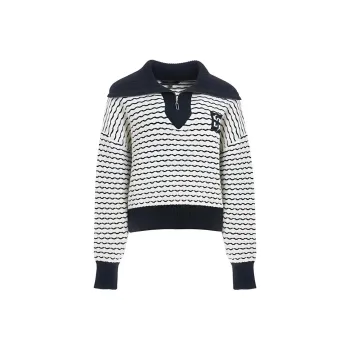 BESIONIA FW23 Sweater Women's Black White