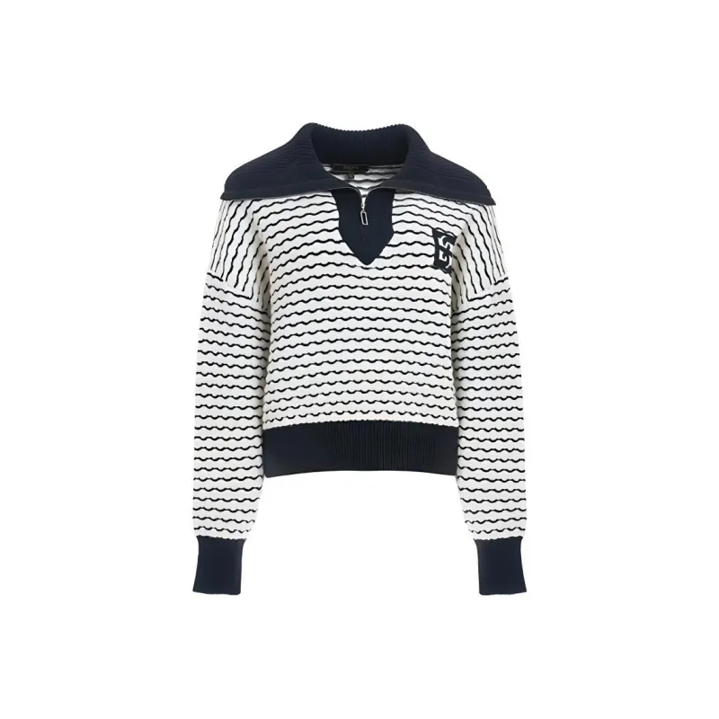 BESIONIA FW23 Sweater Women's Black White-0