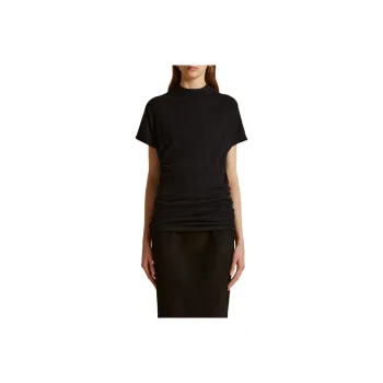 KHAITE The Helene Ribbed T shirt