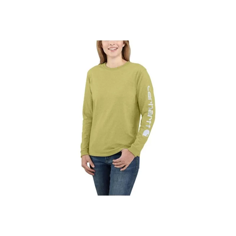 Carhartt LOOSE FIT HEAVYWEIGHT LONG SLEEVE LOGO SLEEVE GRAPHIC T Shirt Women's-2