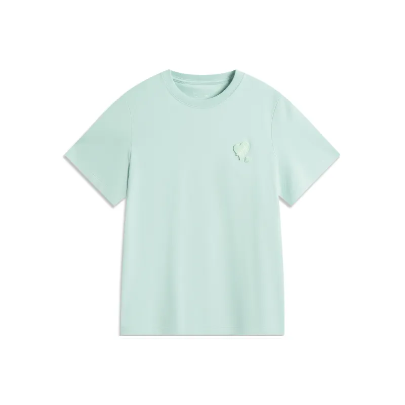 LiNing Sports Life Collection T Shirt Women's Camlet Green-0