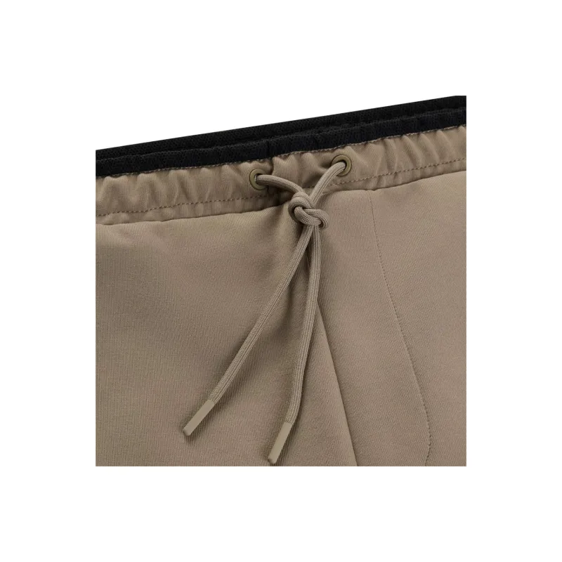 HUGO BOSS Cotton Blend Tracksuit Bottoms With 3d Moulded Logo Casual Pants Men's Khaki-1
