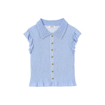 Sandro Shirred Top
