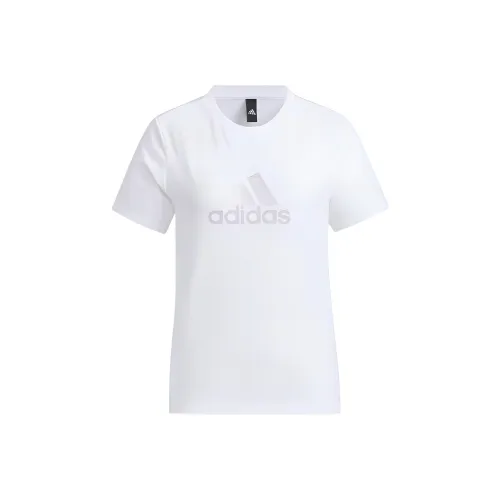 Adidas Set in Sleeve T Shirt Women's White