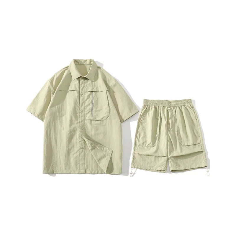 GOOSELIAR Shirt Shorts Set Two-Piece Set Unisex-6