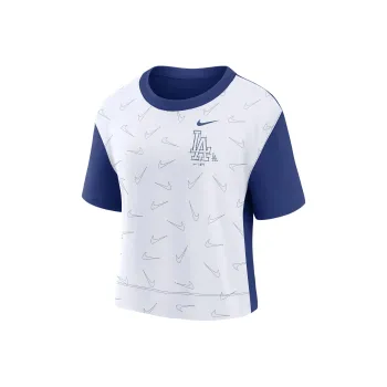Mlb X Nike Crop Tops Women's Royal Blue