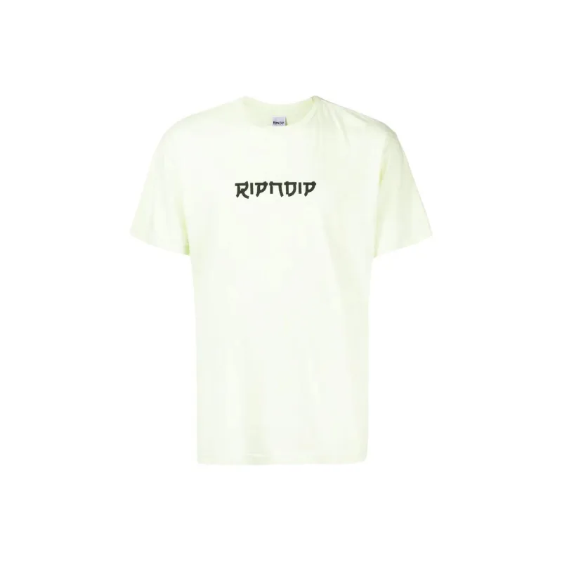 RIPNDIP SS22 Fitted Straight Short-Sleeved T-Shirt Women's Light Yellow-0