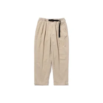 Beams SS24 Casual Pants Men's Oyster White