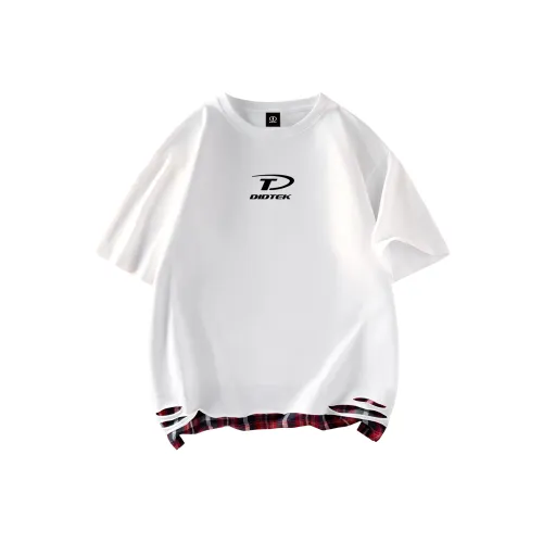 DIDTEK Drop Shoulder Sleeve Short Sleeved T Shirts Unisex
