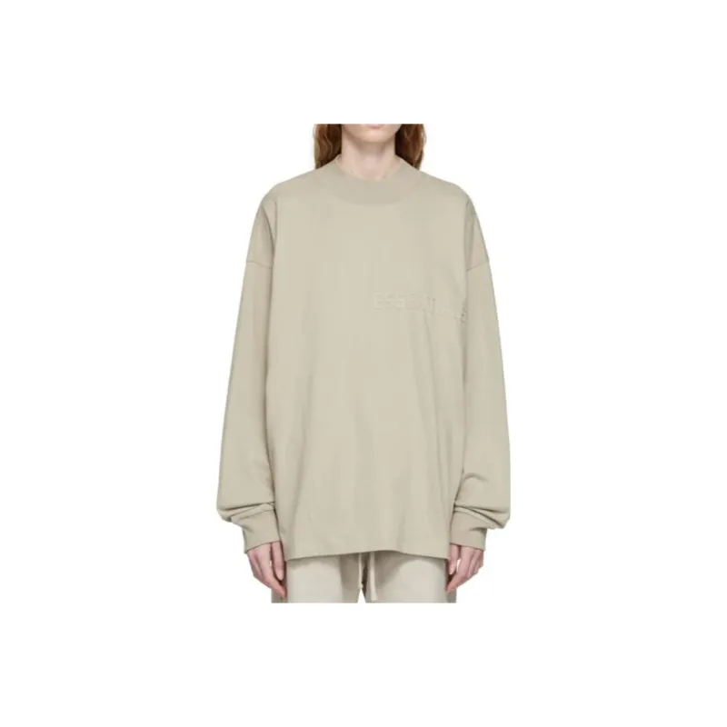 Fear Of God Essentials T Shirt Women's Smoke Gray-0