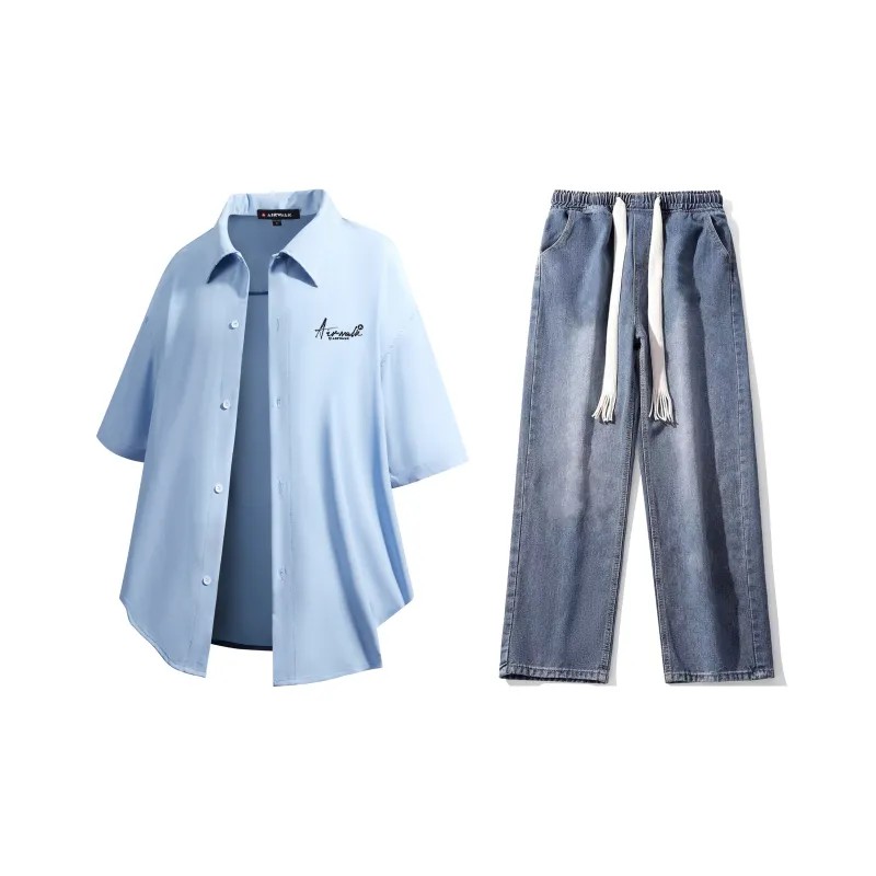 Airwalk Shirt Matching Set Unisex-32