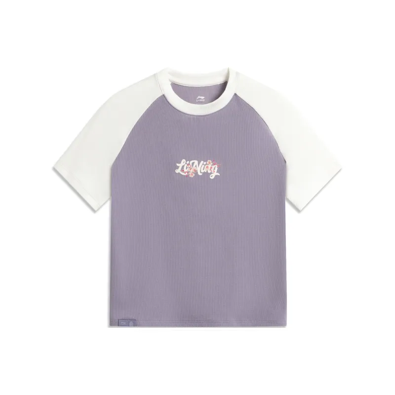 LiNing x GUGONG,LIANMINGKUAN Chinese Culture Series T Shirt Women's Purple-0