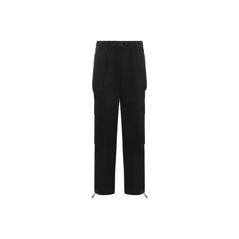 BONSAI STUDIO Buckle fastening Belted Cargo Trousers-0