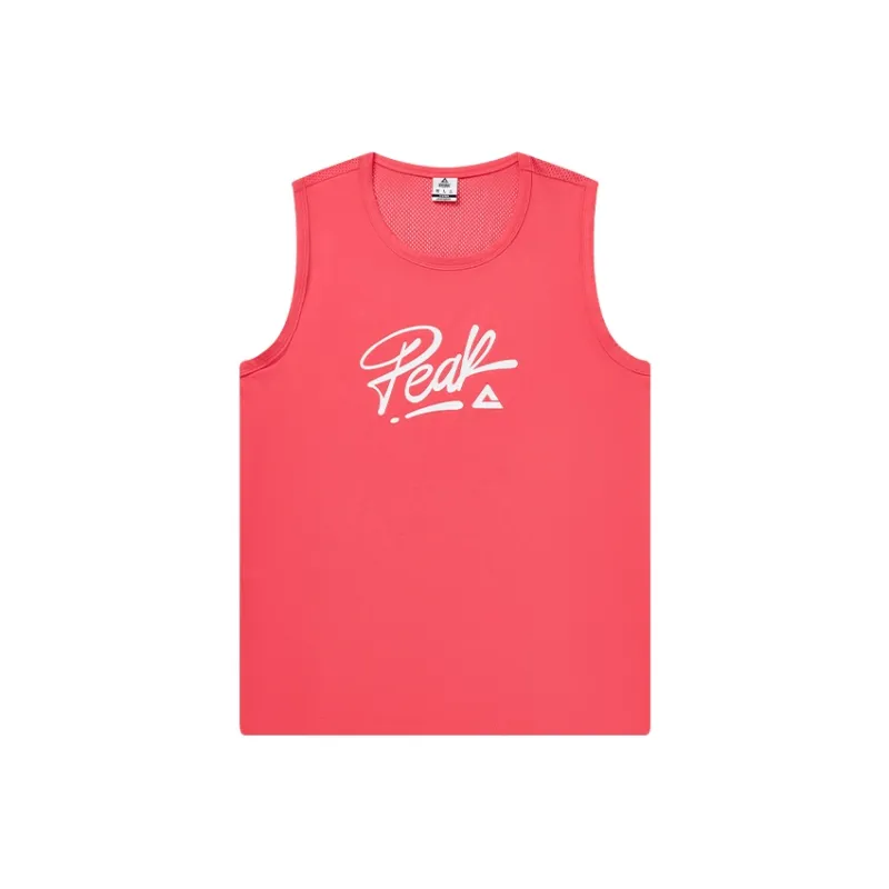 PEAK Basketball Jerseys Men Rose Red-0