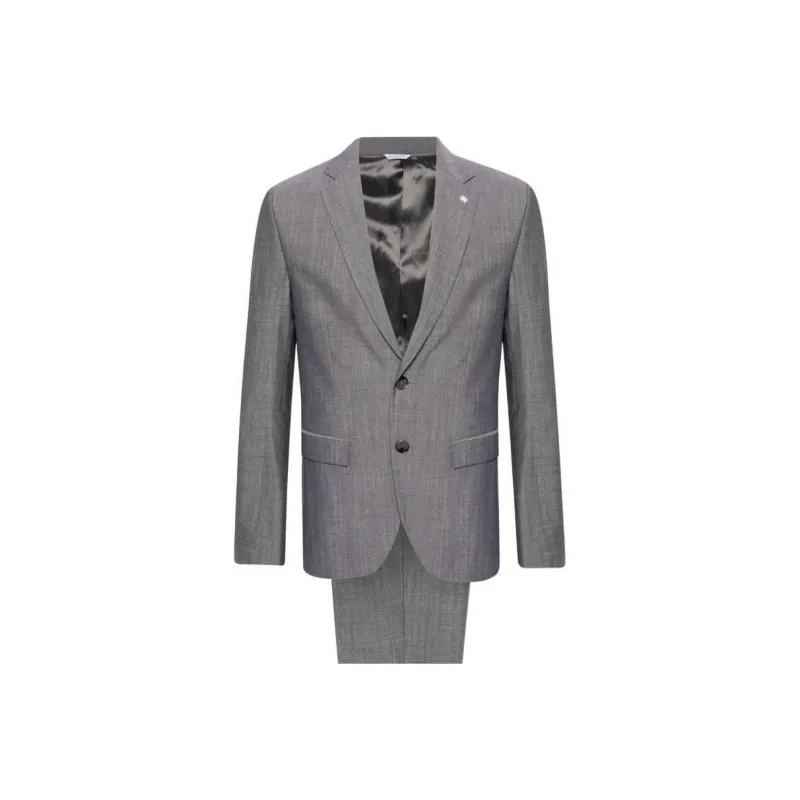 Manuel Ritz Single breasted Wool Suit-0