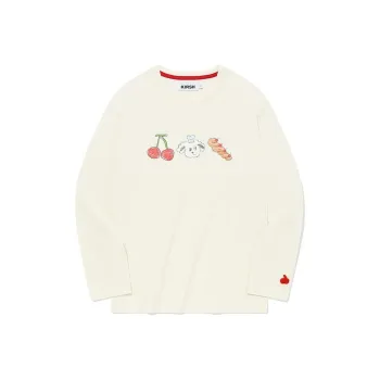 Kirsh x BONTEMPS GRAPHIC LONG SLEEVE T-Shirt Women's Beige