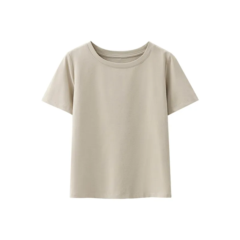 AWAO T Shirts Women's Bark Green-0