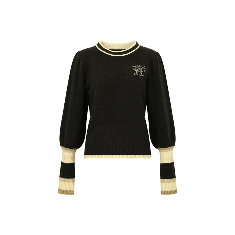 Valeria Obbaco Sweater Women's Black-0
