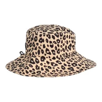 PUMA 100% Cotton, Polyester Blend Bucket Hats Unisex Leopard Print