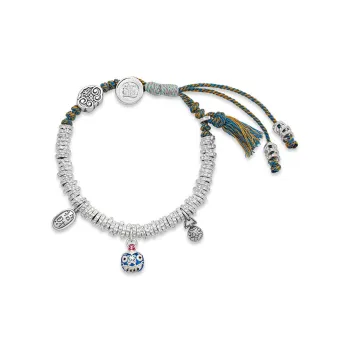 Bear Silversmith 999 Fine Silver Sterling Silver Bracelet Women's