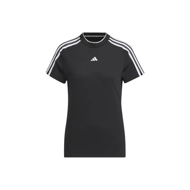 Adidas Aeroready Mock Neck Shirt T Shirt Women's Black-0