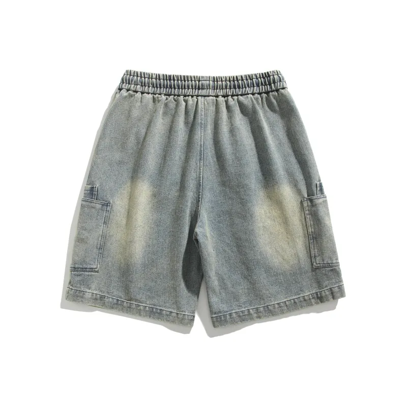 AMBER LIGHT Denim Shorts Unisex-9