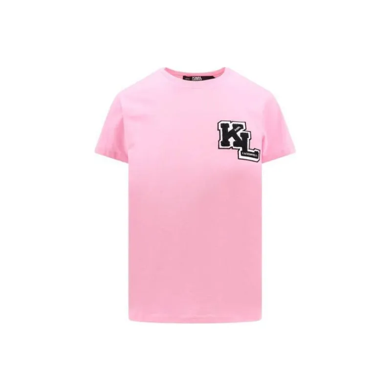 KARL LAGERFELD SS24 T Shirt Women's Pink-0