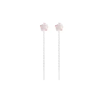 DAWO 999 Fine Silver Drop Earrings Women's