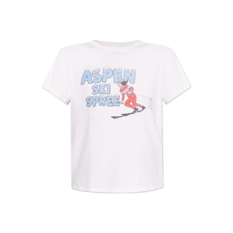 RE/DONE Aspen Ski Graphic Tee-0
