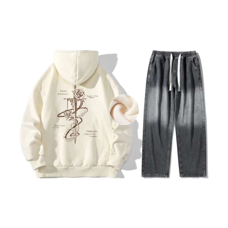 FREO3N Sweatshirt Sets Unisex-4