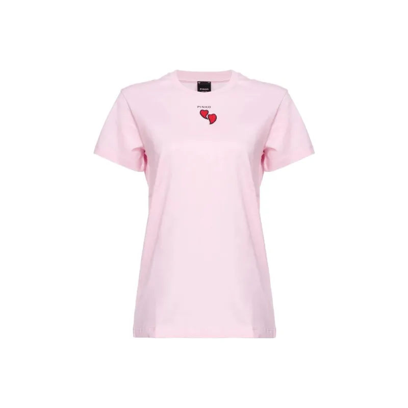 PINKO Logo-print Cotton T-shirt-0
