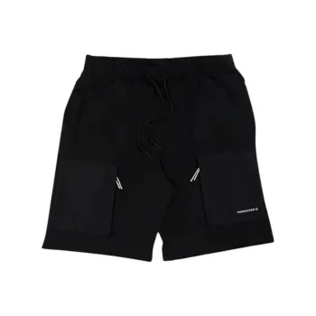 Converse Short Wordmark Knit Preto Casual Shorts Men's Black