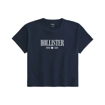 Hollister T Shirt Women's Marine Blue
