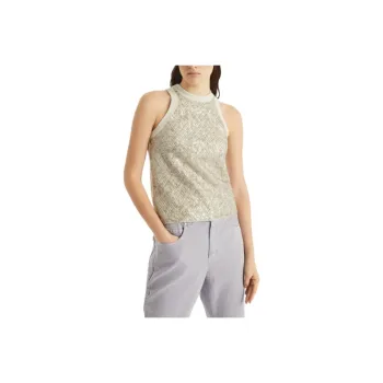 Brunello Cucinelli Sequin Embellished Sleeveless Tank Top