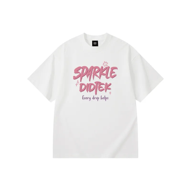 DIDTEK Drop Shoulder Sleeve Short Sleeved T Shirts Unisex-0