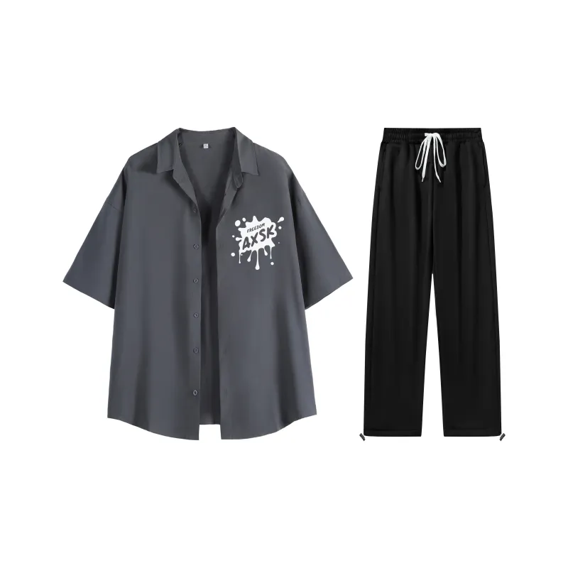 A.X.S.K Shirt Matching Set Unisex-14