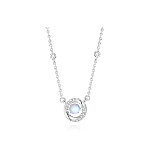 Master Kim Glass Berretto cat Eye Necklaces Women's